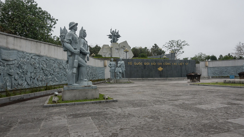 memorial at the cemetery