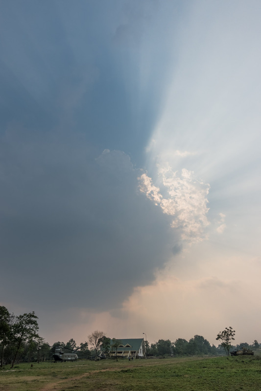 striking clouds above Khe Sanh