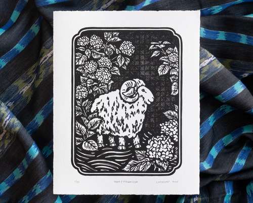 Link to 'Sheep & Hydrangea'